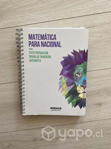 Libro matemática para nacional