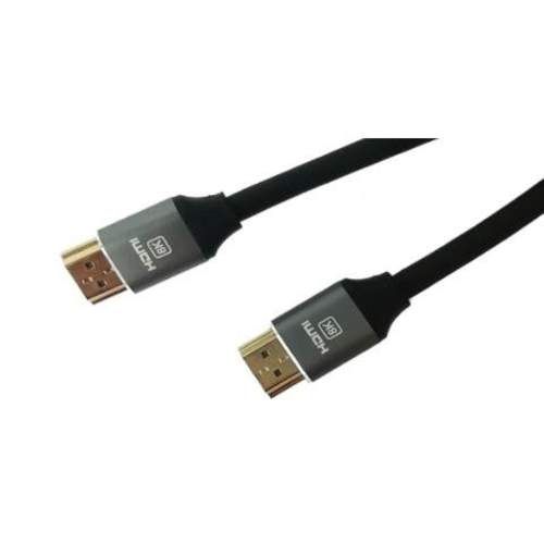 Cable hdmi 2.1 8k 1,8 mts. macho macho, conec. bañ
