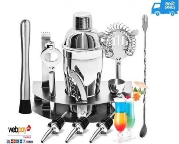 Kit De Bar Cóctel 12 Piezas+Envio Gratis