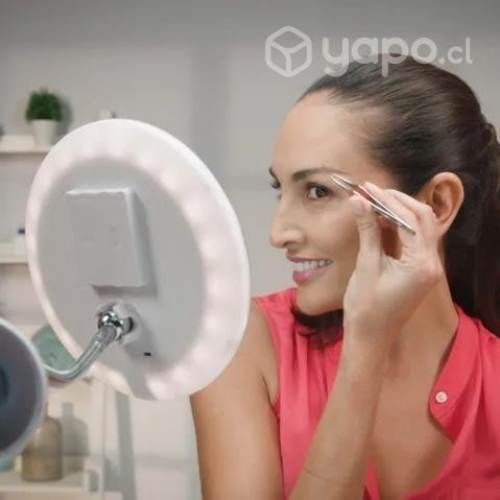 Espejo Led Flexible De Maquillaje Con Aumento X10
