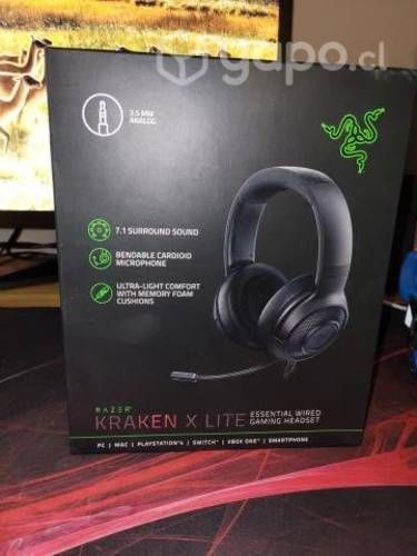 Audifonos gamer Razer kraken x lite
