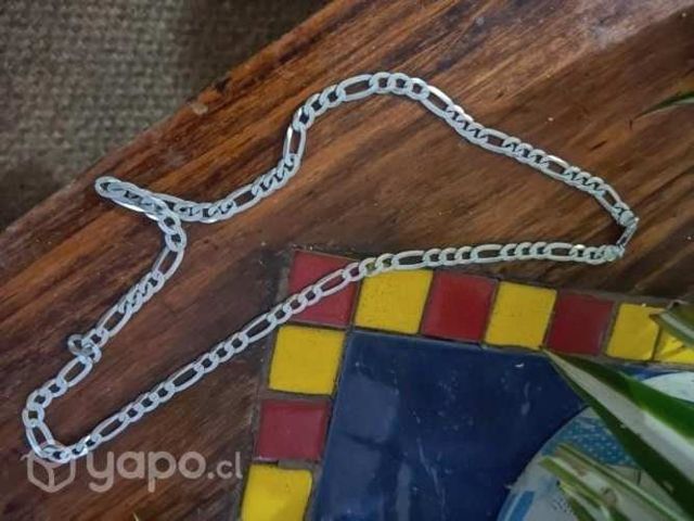 Cadena Cartier plata italiana