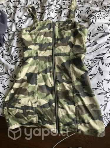 Vestido militar h&m