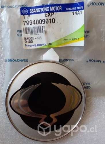 Emblema SsangYong Capot, Nuevo, Original