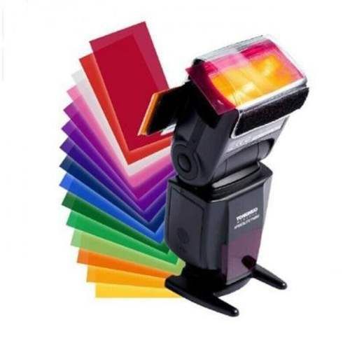 Filtro de gel para usar con flash