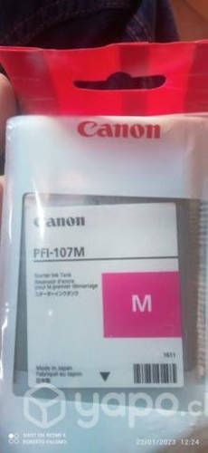 Tintas canon pfi 107 colores originales de alta