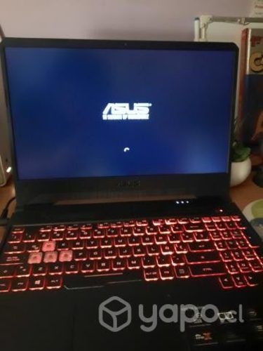 Laptop asus tuf gaming 1 año de uso
