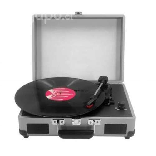 Tocadiscos Tornamesa Vinilo 2 Velocidades Maleta G