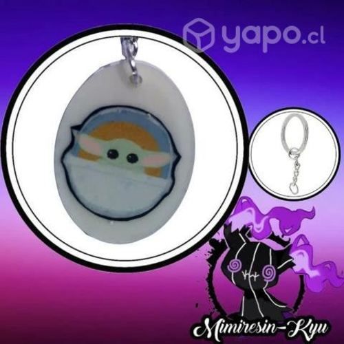 Llavero de resina personalizado. Mimiresinkyu