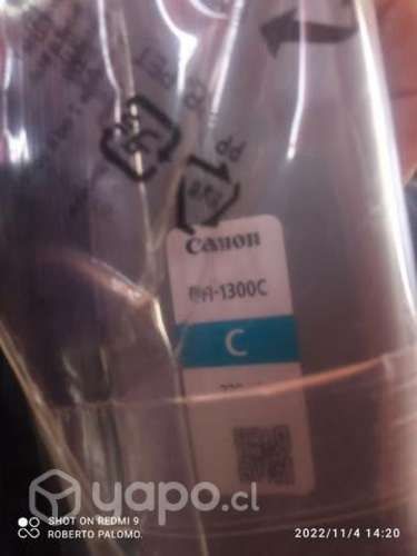 Tintas canon pfi 1300c y colores originales de 330
