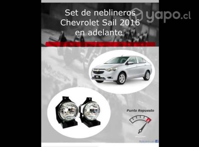 Set neblineros Chevrolet Sail 2016 en adelante