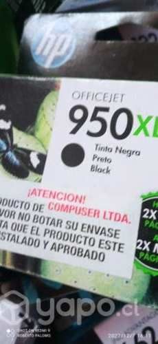 Tinta HP 950xl black original de alta caja abierta