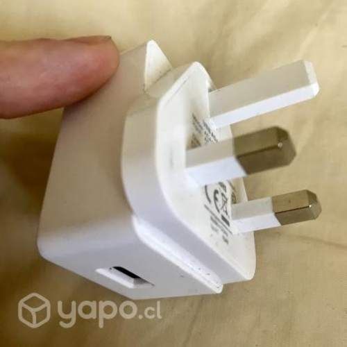 Adaptador de corriente USB británico irlandés