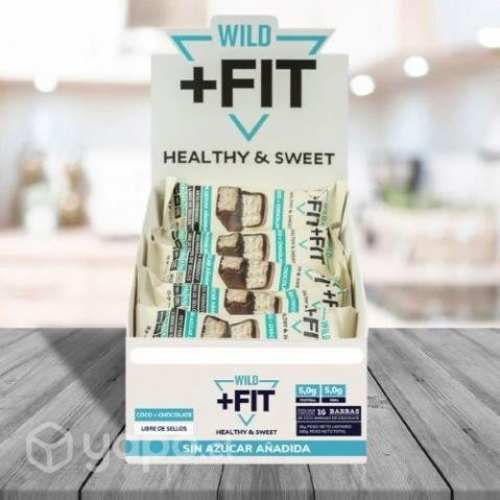 Barritas Wild Fit Caja 16 Unidades Saludable Choco