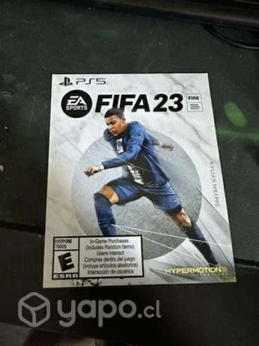 Fifa 23 código para ps5