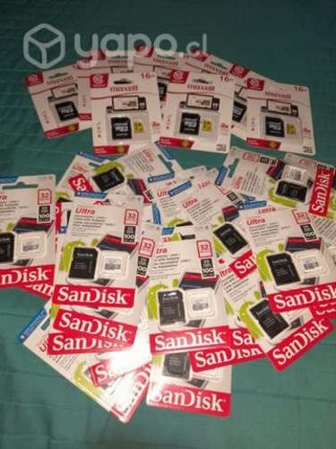 Lote de memorias SD