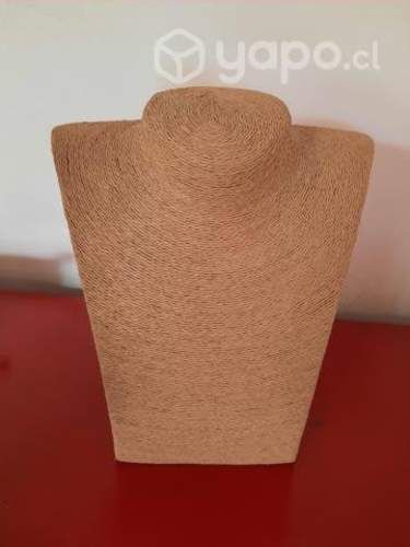 Soporte maniquí cuello para exposición de joyas