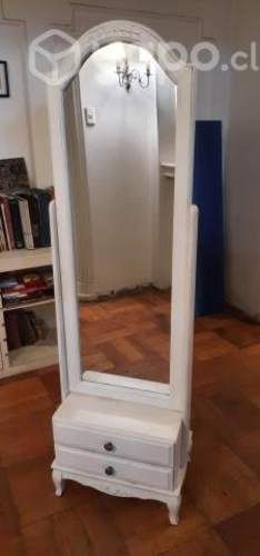 Mueble Espejo Blanco Vintage