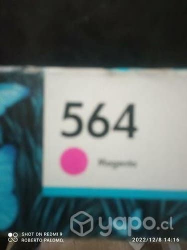 Tintas HP 564 colores originales