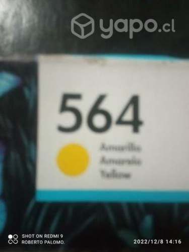 Tintas HP 564 colores originales