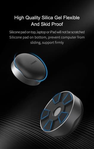 Disipador de calor antideslizante para notebook