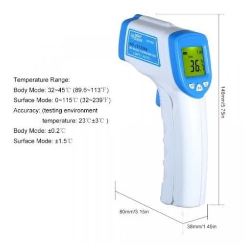 Termómetro Sensor Infrarrojo Láser De Uso Corporal