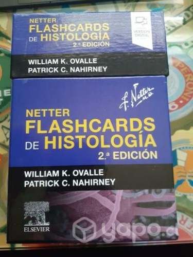 Netter Flashcards de Histologia 2da edición usadas