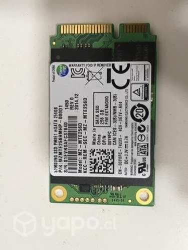 Disco SSD Samsung PM851 mSATA 256GB