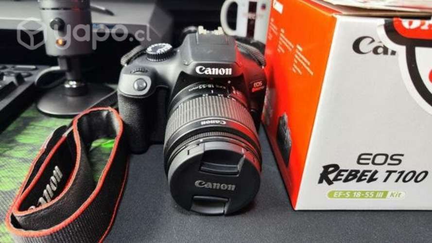 Cámara Canon Rebel EOS T100
