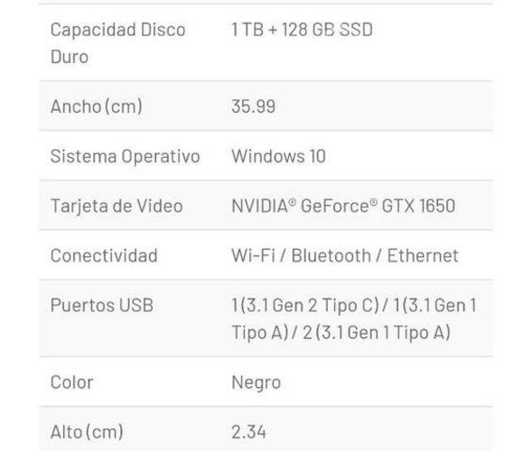 Notebook para uso profesional