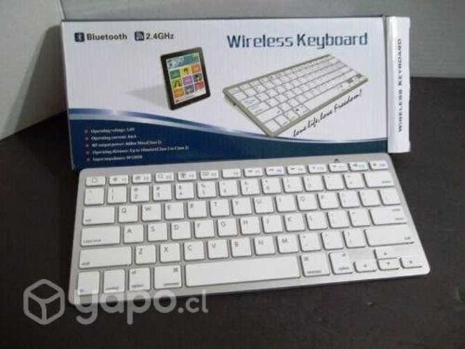 Teclado inalámbrico Bluetooth para iPad Android PC