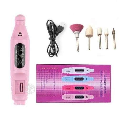 Kit Máquina de Manicure y Pedicure Eléctrica USB