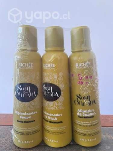 Kit soul cacheada richee cabello ondulado rizado