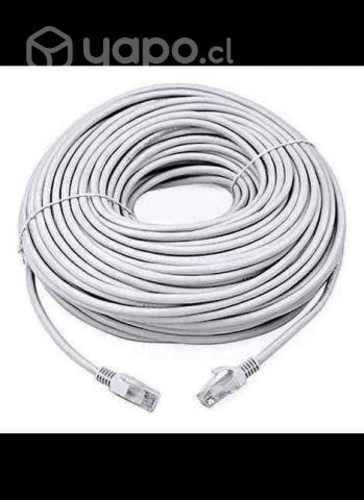 Cable De Red Rj45 Cat6 15 Metros 4par 24awg Inter