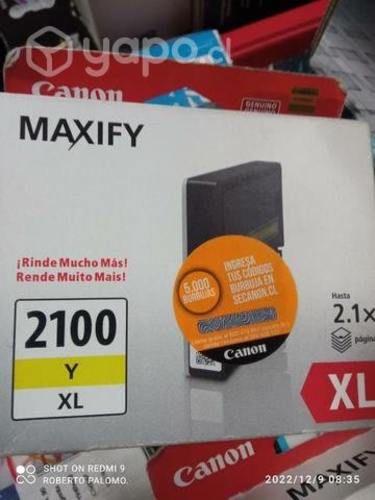 Tintas canon 2100xl colores originales de alta
