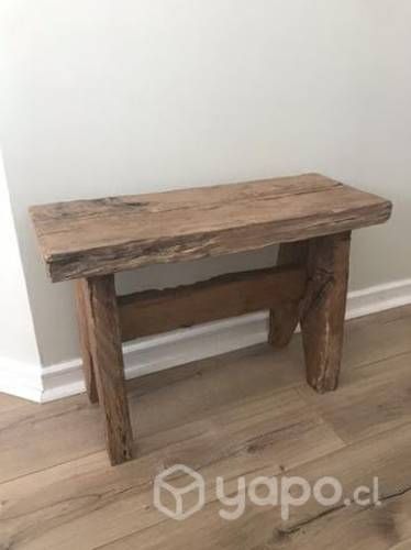 Banqueta madera nativa