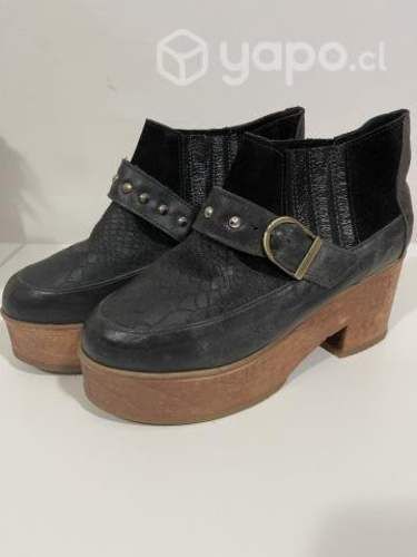 Botines de cuero talla 37