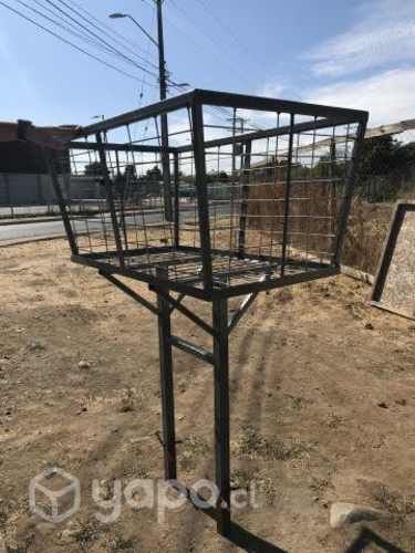 Canasto para basura de calle