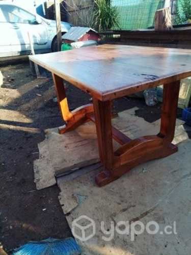 Mesa de madera sólida nativa