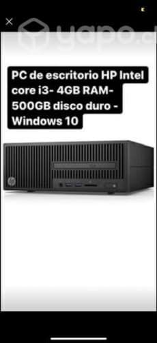 Pc HP pro desk i3 6a