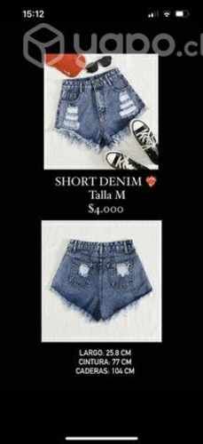 SHORT SHEIN $4.000 Antofagasta