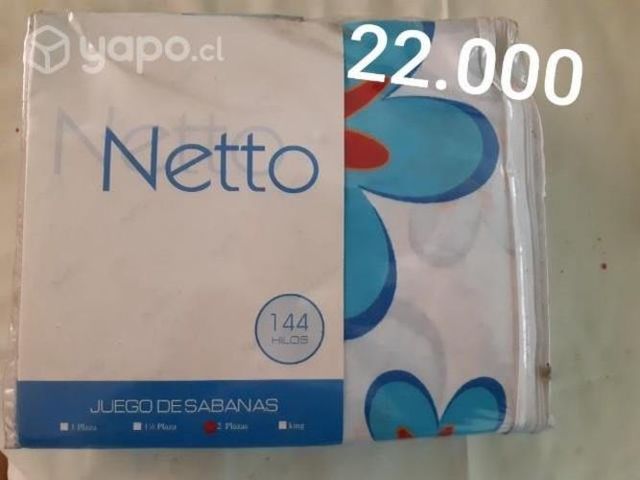 Sábanas de 2 plazas neto