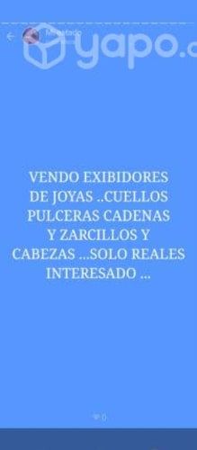 Exibidor de joyas