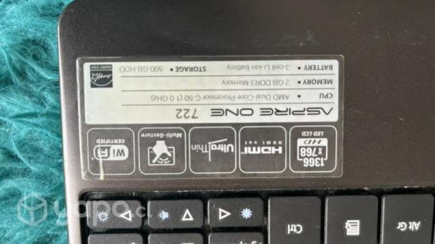 Notebook acer aspire one