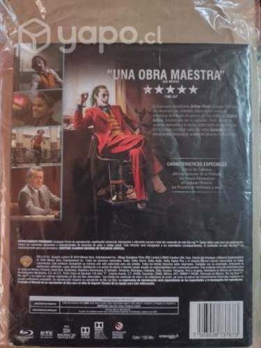 Bluray pelicula joker (2019) original nueva sellad