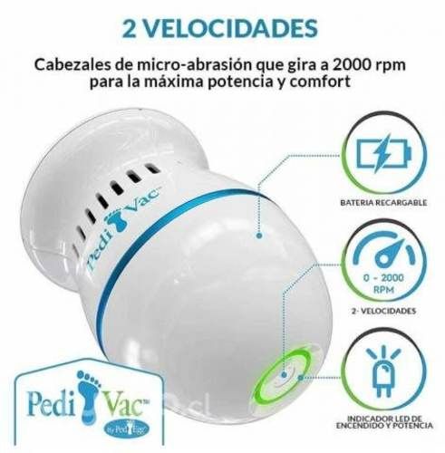Removedor Quita Callos PediVac Recargable USB