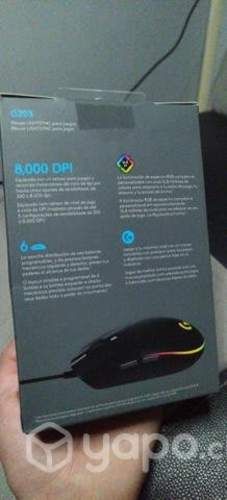Mouse gamer g203 logitech nuevo