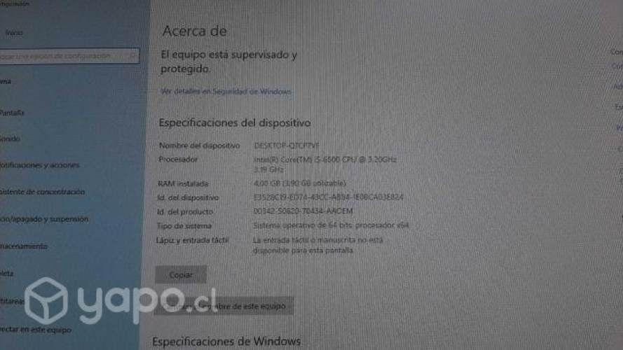 COMPUTADOR HP I5 ProDesk 400 G3