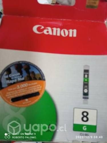 Tintas Canon 8 colores originales