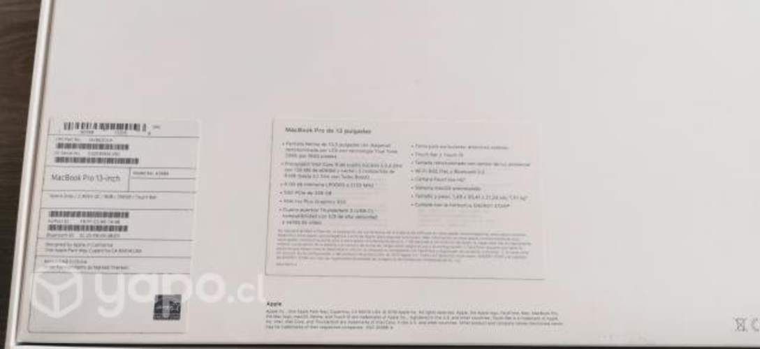 Macbook pro 2019 touchbar